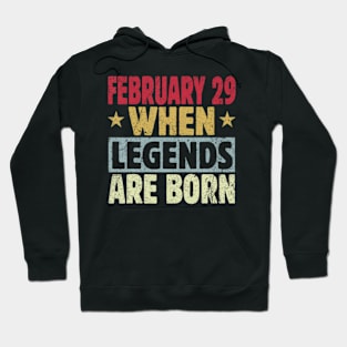 Leap Year 2024 February 29 Birthday Hoodie